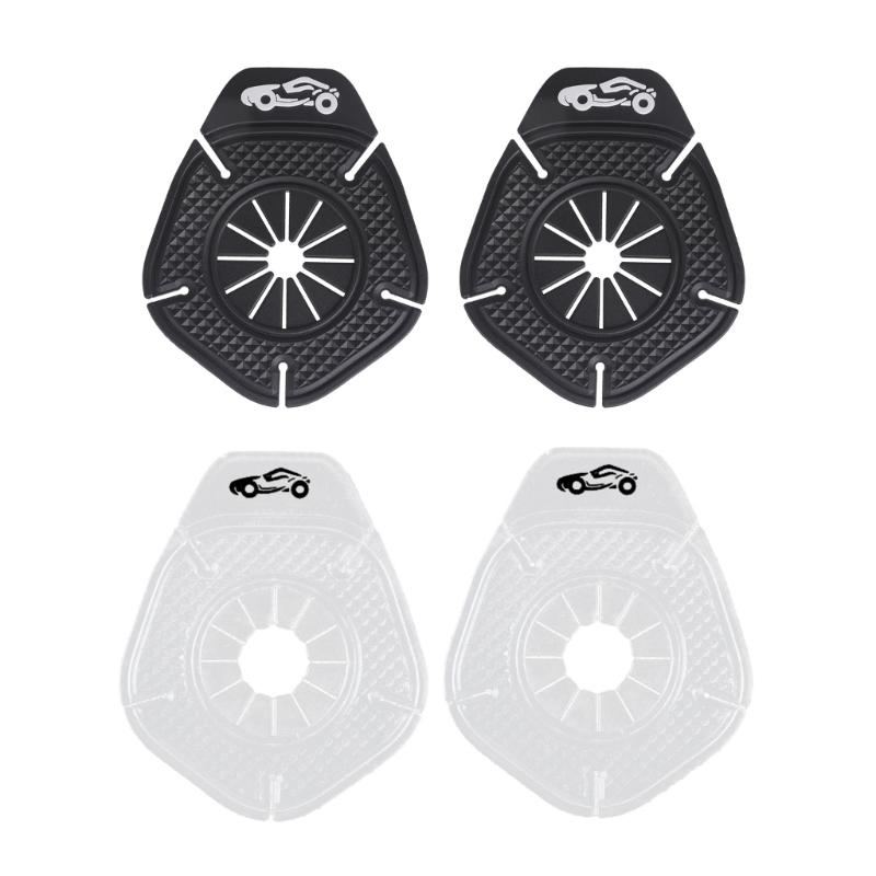 2 Stück Auto Scheibenwischerarm Unteres Loch Schutzabdeckungen Windschutzscheiben Wischerabdeckung Polster Staubschutz Schmutz Blätter Staubdichte Hülle