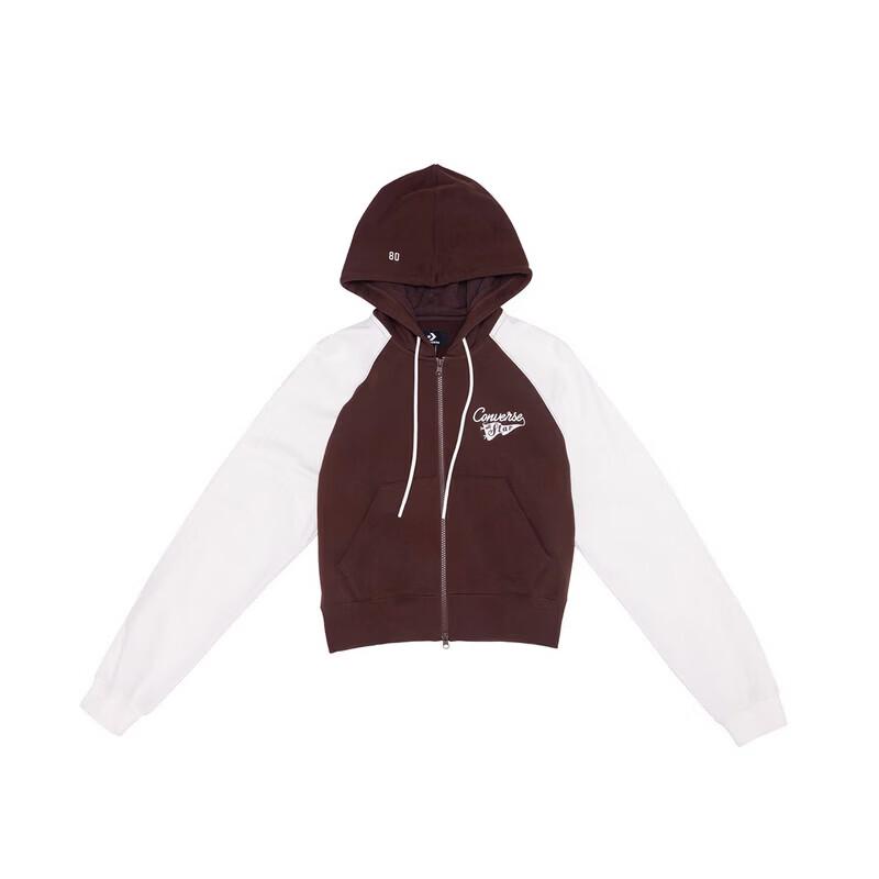 Converse Women s Loose Half-Zip Pullover Hoodie M