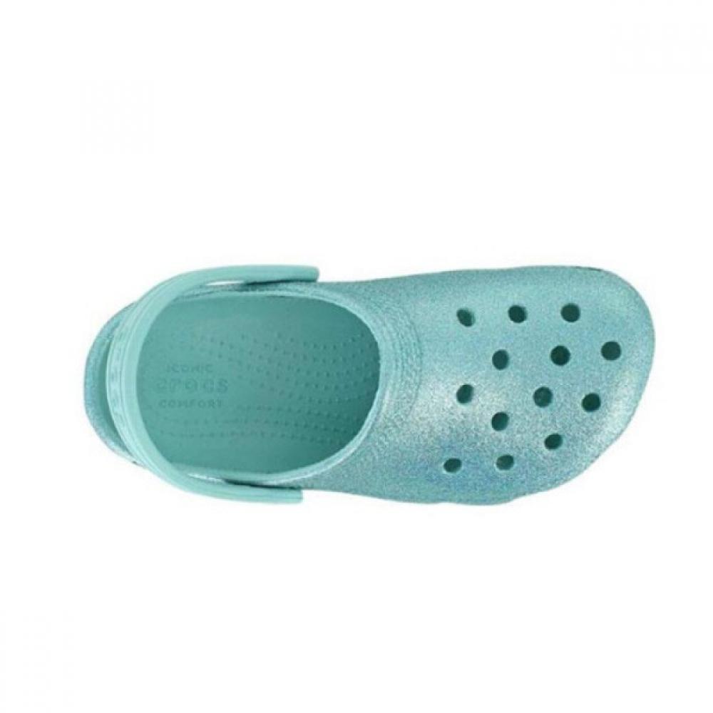Crocs Classic Glitter Clog Kids Sandals Slippers