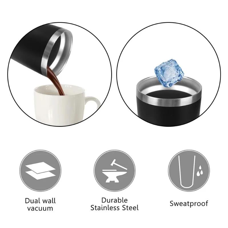 20oz Water Bottle Thermal Mug Drinkware Beer Cups Insulated Leakproof with Lids Stainless Steel with Lids Vacuum for Car Gifts