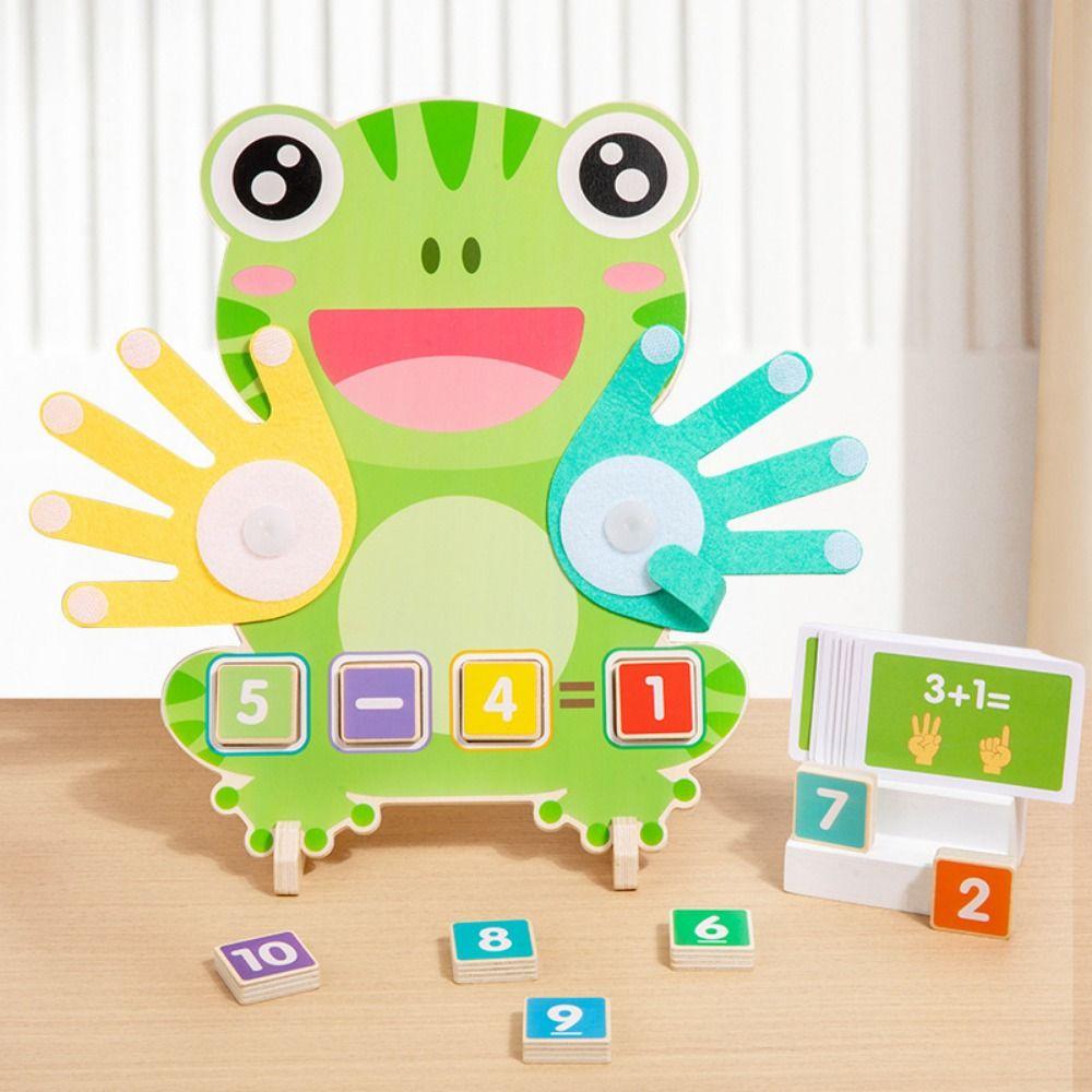 Montessori Frog Finger Operation Kids Toy Children Counting Toys  Kindergarten Kids