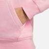 Nike Solid Color Outdoor Casual Sports Zip-Up Hoodie Women Hoodies Pink DQ5472-690