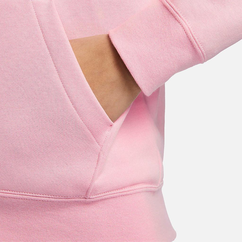 Nike Solid Color Outdoor Casual Sports Zip-Up Hoodie Women Hoodies Pink DQ5472-690