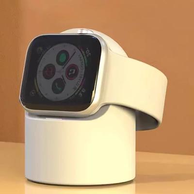 Charger Stand For Apple Watch Series Ultra/8/SE2/7/6/SE/4/3 49mm/45mm/44mm/42mm/41mm/40mm/38mm Durable Silicone Nightstand Mode
