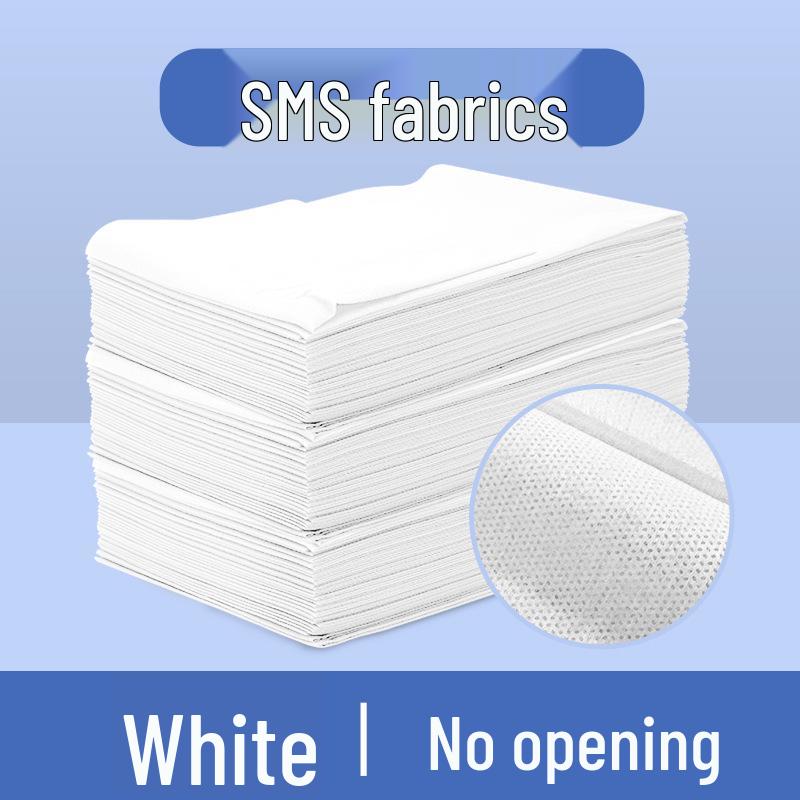 

Утолщенные одноразовые простыни из нетканого материала с отверстием для путешествий и салонов 80x180cm 20PCS Medium