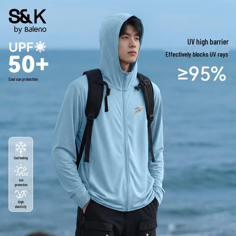 Baleno Men s Cooling Breathable Hooded UV Protection Jacket XL