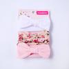 3Pcs/Set Baby Headband for Girls Bowknot Flower Hairband Cotton Bow Hair Band Kids Hair Accessories