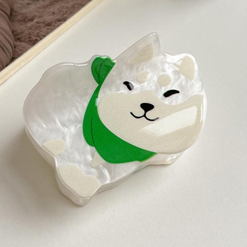 Cartoon Cats/Dogs Shape Jaw Clip Teens Ponytail Hair Claw Delicate Jaw Clip Female Makeup Taking Photo Jaw Clip Nonslip