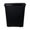 7.6 Gallon Touch Top Trash Can Durable Plastic Wastebasket Indoor Use Easy Clean Garbage Bin Office Bedroom Dorm Room