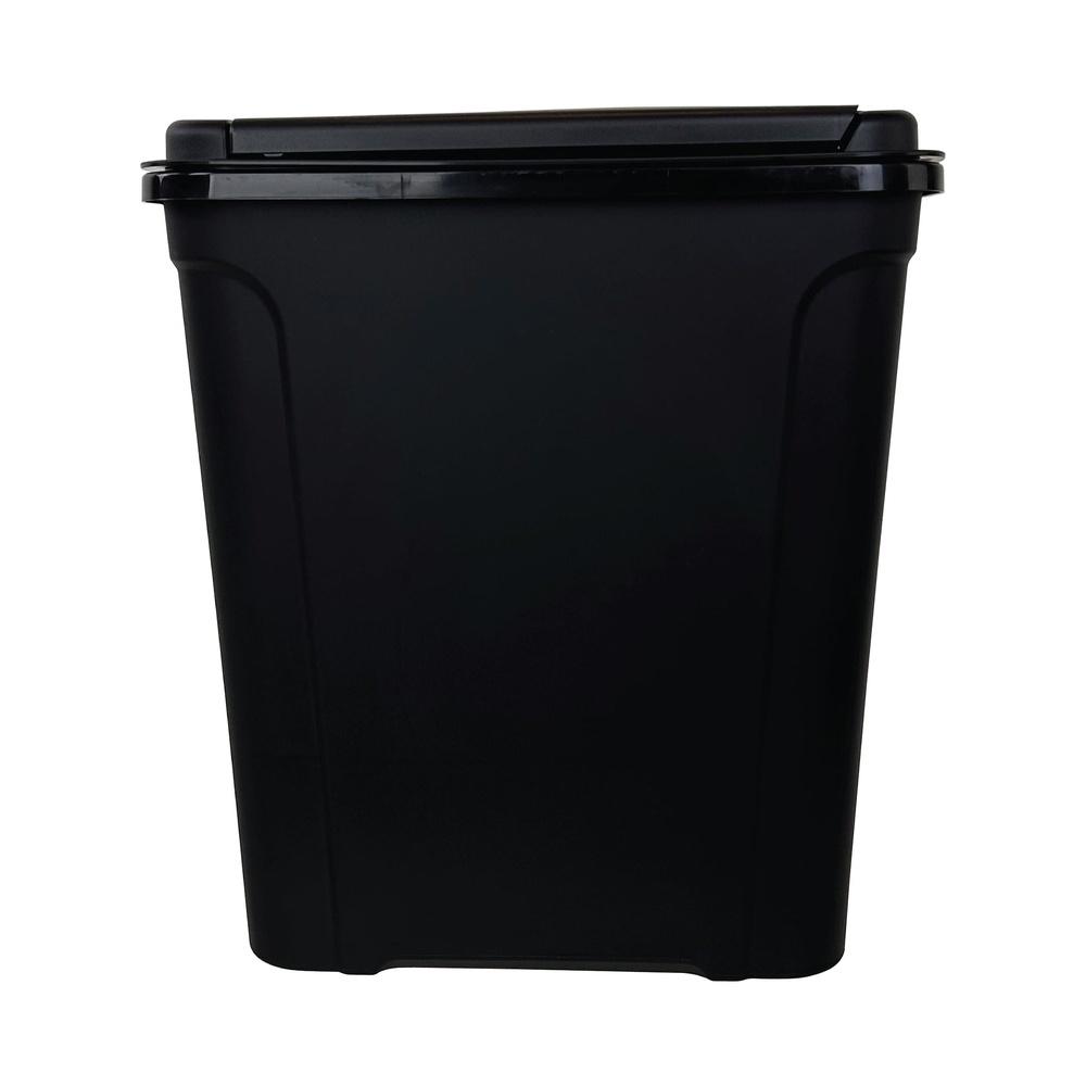 7.6 Gallon Touch Top Trash Can Durable Plastic Wastebasket Indoor Use Easy Clean Garbage Bin Office Bedroom Dorm Room