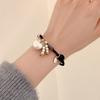 Chubby Chinese Style Bracelet Blessing Braided Handstring Unique FU Bag Pendant  Gift