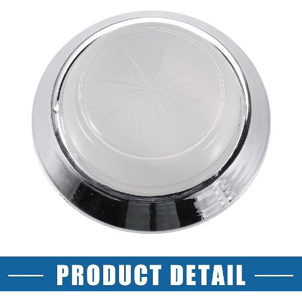 Car Round Dome Light Base Lens Lamp Cover Car Interior Light Lens for Chevy Camaro 1970-1981 Plastic Clear