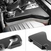 JWWY für Challenger Kühlmittelbehälter Motorraumabdeckung Zierleiste für Dodge Challenger Charger Chrysler 300c Zubehör 2011-2025+, Kohlefaser 1 Stück