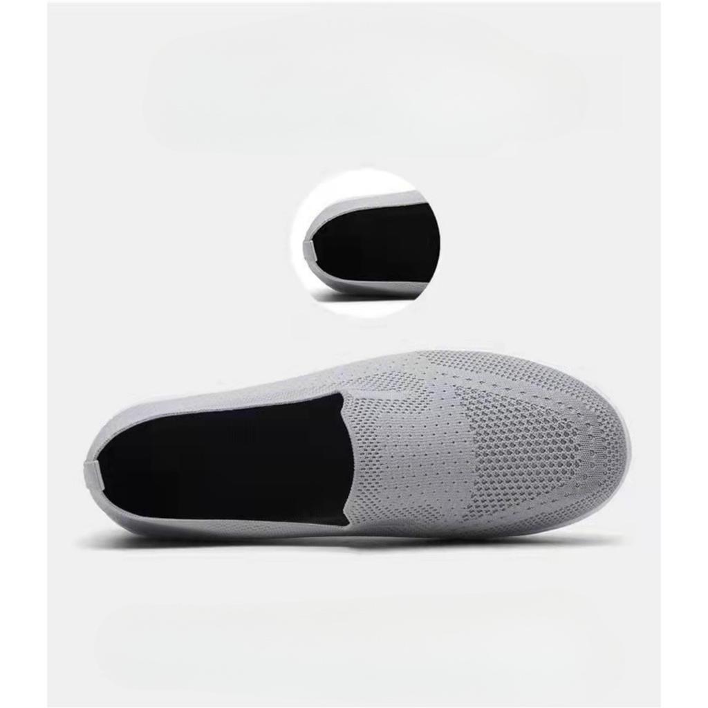 Women's Sports Shoes with Thick Sole and Air Cushion, Casual Shoes with Mesh Surface, Stepping on One Foot To Increase Height, Walking Shoes for Women