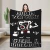Bruh Yin Yang 67 Six Seven 6-7 Funny Brainrot Steal a Brainrot Flannel Throw Blankets Blankets Ultra-Soft Bedding Throws,