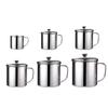 Shangqi Kids Stainless Steel Drop-Proof Cup with Handle & Lid, 2-Pack