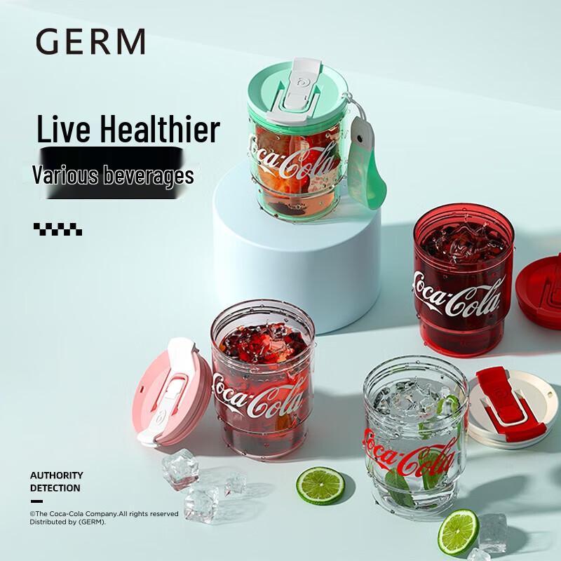 Gemige Coca-Cola vattenflaska i bambustil