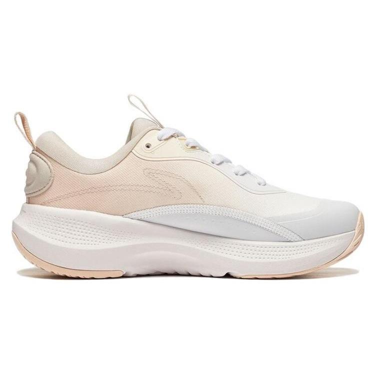 (WMNS) Li-Ning Soft Go 'White Light Orange' Women's AGLT180-2