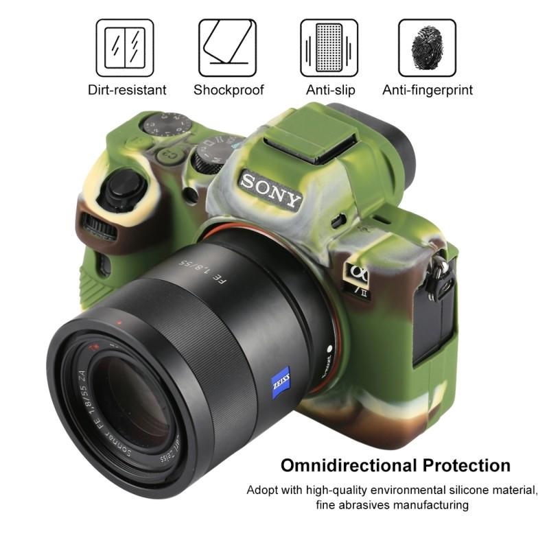 Color : Yellow Camouflage 7RMII Ychaoya Camera Case Wuzpx Gentle Silicone Protective Case for Sony ILCE-7MII 7SMII Color : Yellow Camouflage 7RMII Ychaoya Camera Case Wuzpx Gentle Silicone Protective Case for Sony ILCE-7MII 7SMII