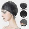 Silicone Swim Cap,comfortable Bathing Cap Ideal For Curly Short Medium