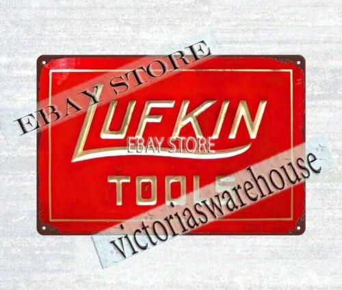 

LUFKIN TOOLS metal tin sign garage shop advertising memorabilia wall decorAluminum 20x30cm（7.8x11.8inch）