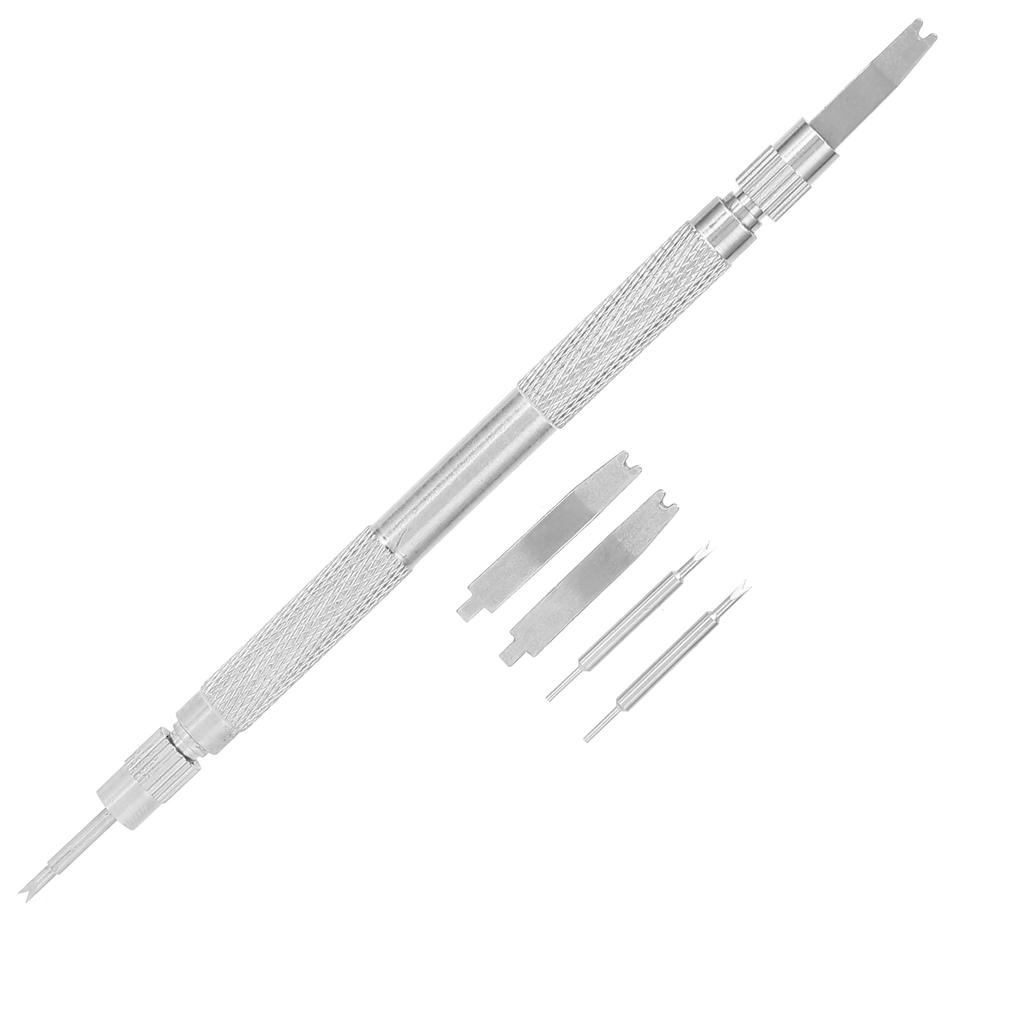 Watch Strap Spring Bar Link Pin Remover Tools with Spare Heads Watch Repairing Accessory