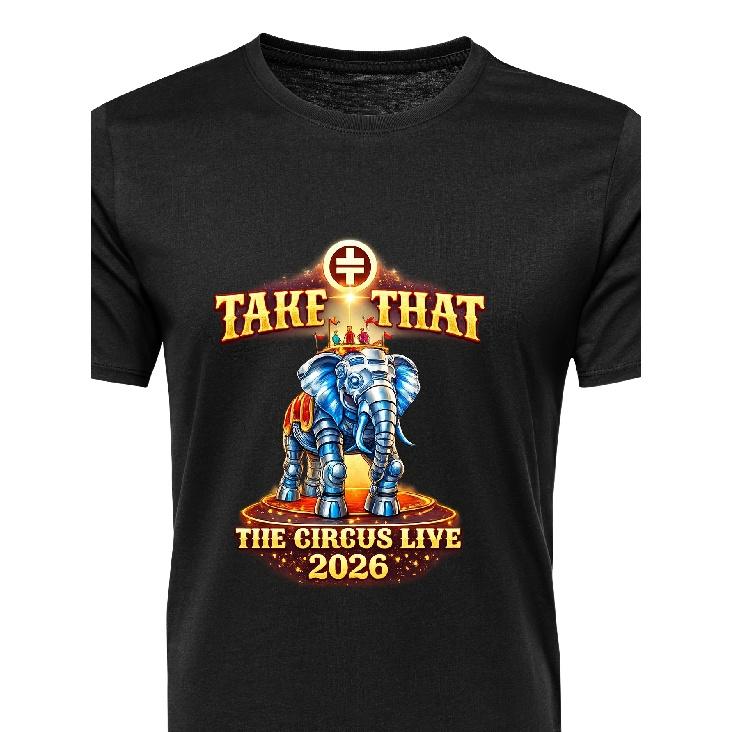 T a K E T H a T The Circus T Shirt Live Tour Inspired Unisex Adults Music Tee Top S чёрный