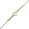 TIFFANY&Co. Open Heart Necklace Long K18 Yellow Gold/diamond 7.8g Women Used