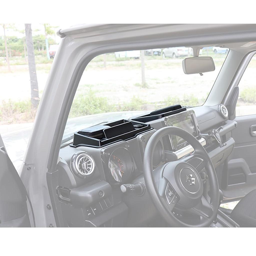 YOCTM Dashboard Tray for Suzuki Jimny Sierra and Nomad JC74 Smartphone Car Storage 3D Small Item Interior Parts Accessories JB64, JB74, (2019, 2020,