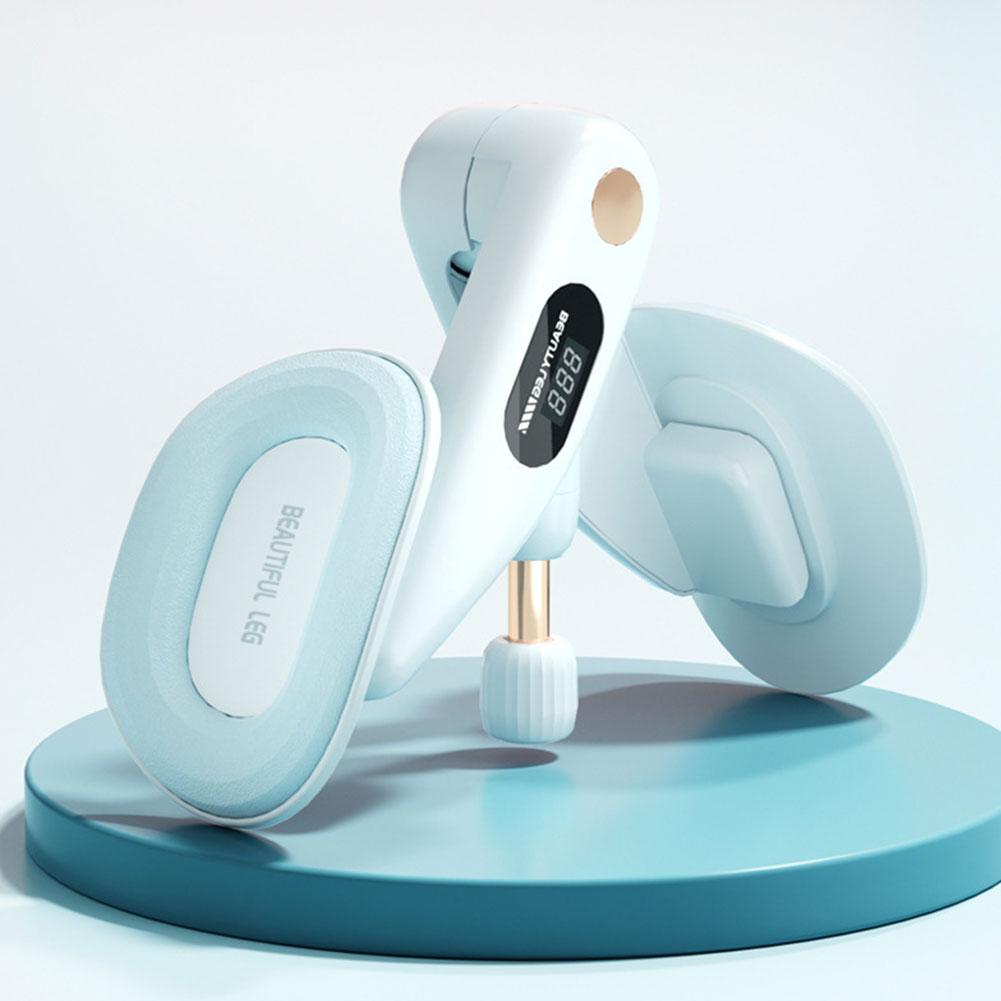 Thigh Master Hip Inner Thigh Exercise Equipment 360 Degree Rotation with Counter Kegel Exercises Device for Yoga Floor Muscle