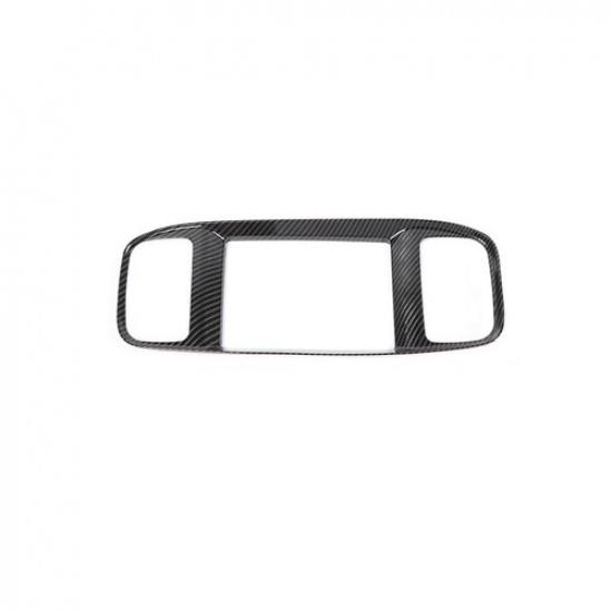 7inch Dashboard Navigation Screen Frame Cover Trim For Dodge Charger 2015+Carbon
