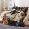 Coperta in Flanella con Stampa di Due Gatti, Alta Qualità, Confortevole per Tutte le Stagioni, Arredamento per la Casa, Calore e Comfort