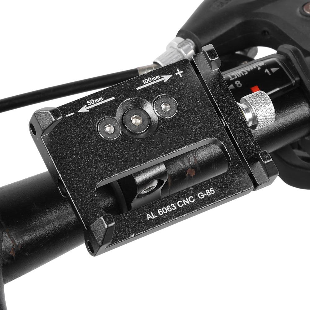 G‑85 Aluminum Alloy Mobile Phone Stand Clip Navigation Holder for Motorcycle BicycleBlack