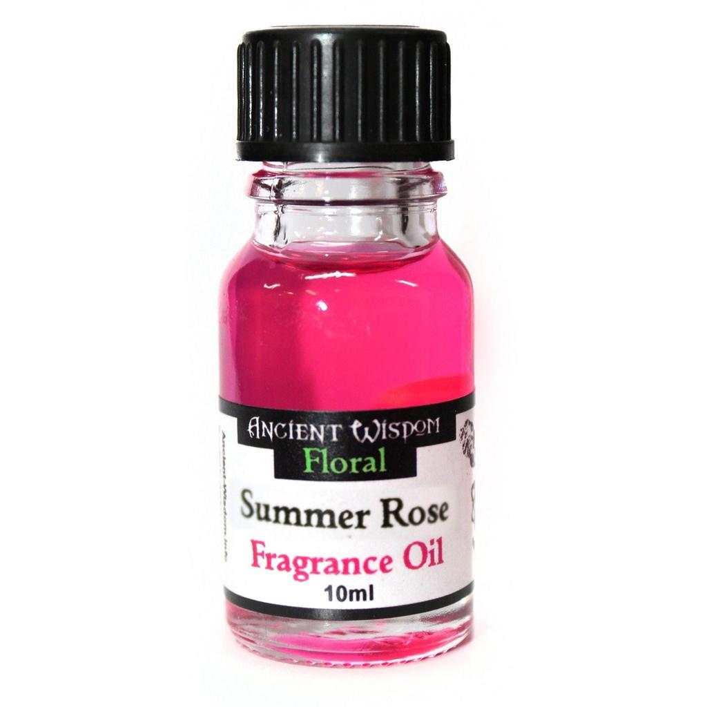 6x Rose Fragrance Oil Summer Rose 10ml