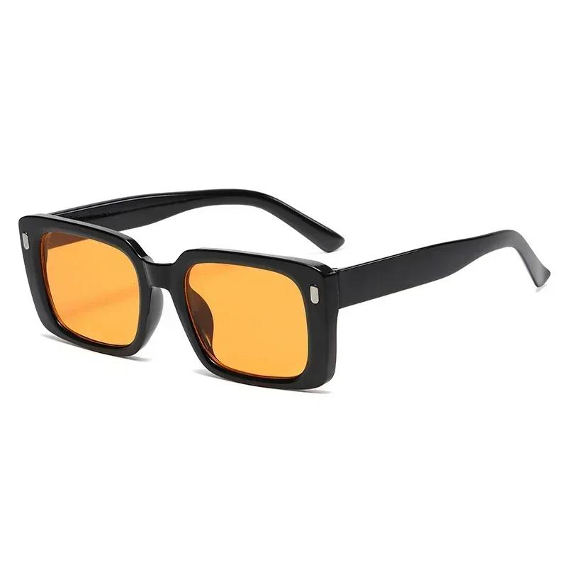Retro Classic Square Sunglasses For Women Men Stylish Minimalist Female Male Fashion Glasses