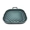SILICONE INSERT FOR FRYER, SQUARE, FOLDABLE, 22 x 22 cm