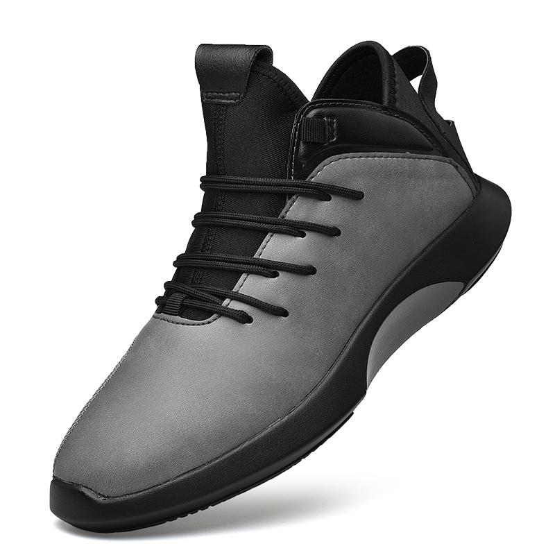 Thick-Soled High-Top Warm Mans Shoes 2022 Summer Newest Men S Sports Shoes Fashionable And Comfortable Outdoor Wear-Resistant Shoes 39