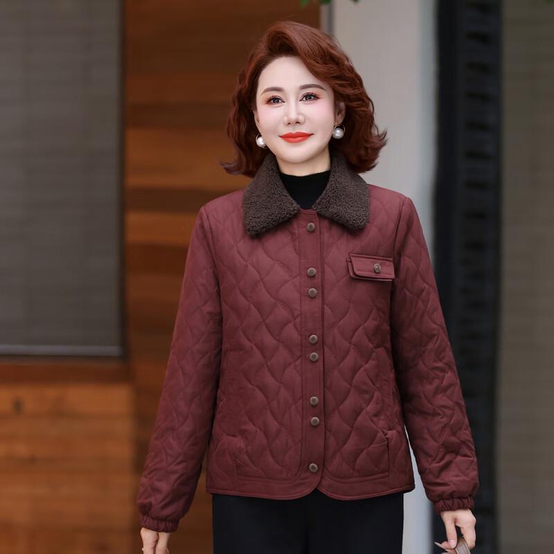 Hodo Women's Winter Padded Lapel Jacket