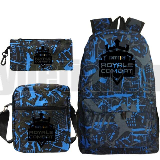 Buy Fashion Game Anime Free Fire Backpacks Teens Bag Pack Shoulder