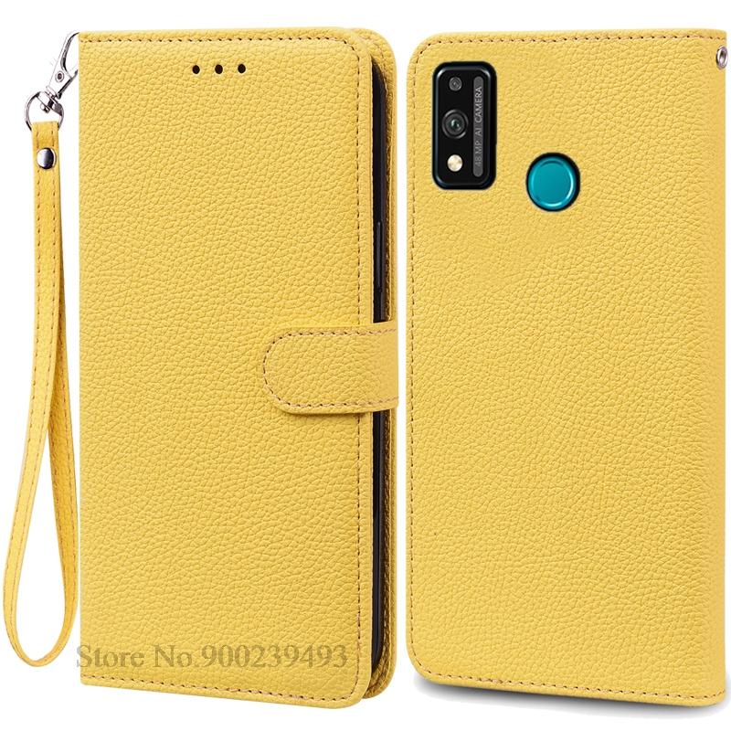 For Honor 9X Lite Etui Lær Flip Lommeboketui For Honor 9X Lite JSN-L21 JSN-L22 JSN-L23 Deksel Honor 9 X Lite Telefonetui Fundas