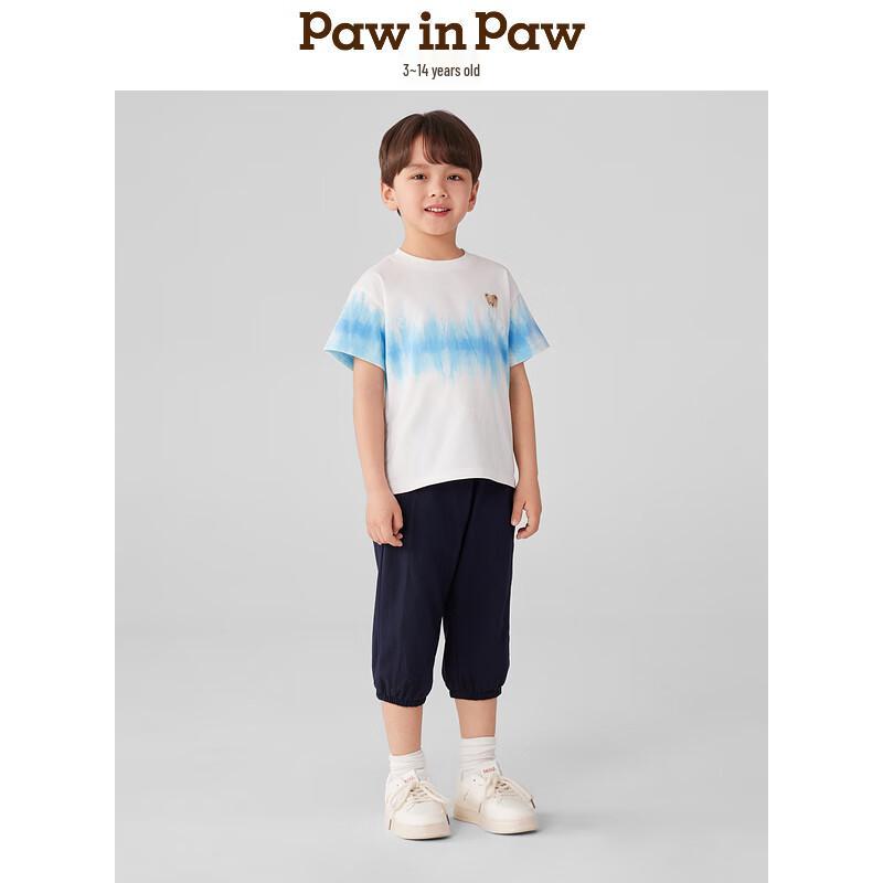PawinPaw Boys' Tie-Dye Bear Short Sleeve T-Shirt