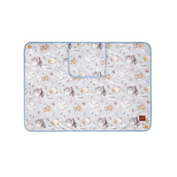 Mofusand Warm 3-Way Blanket with Storage Pocket ( Paris Nyan) Japan NEW
