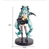 Little Devil Hatsune Miku Dark Angel Raccoon Anime Figure Desktop Model Ornament Desk Decor Enthusiasts PVC for Poseable Articulated Scale Detailed