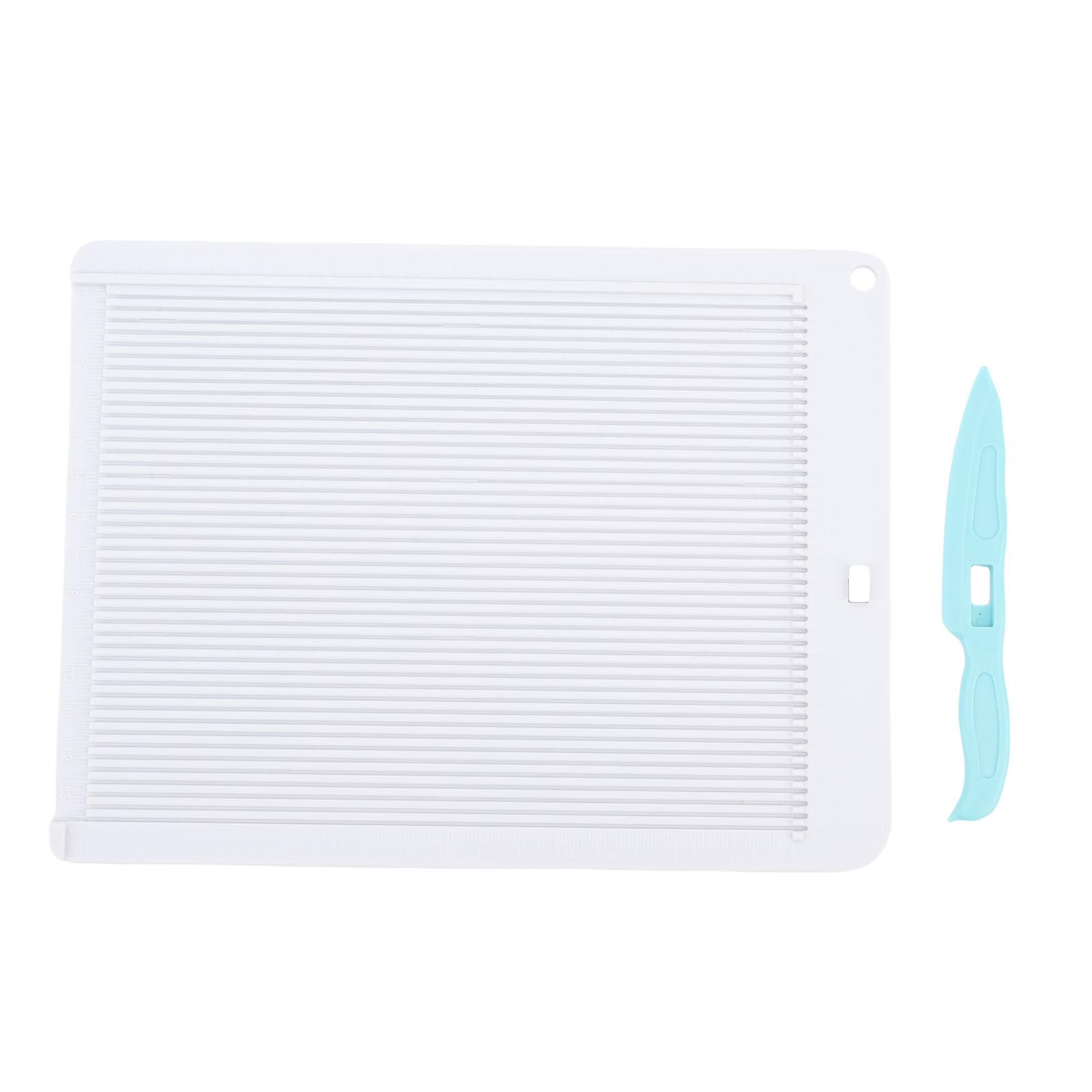 Счетная доска и инструмент для биговки Многофункциональная счетная доска для изготовления конвертов, открыток, скрапбукинга, тиснения, поделок см Дюймовая разметка белый