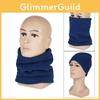 Cozy Mens Womens Fleece Neck Warmer Snood Scarf Hat Unisex Thermal Ski Wear