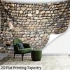 1Pc Stone Landscape Tapestry Wall Hanging, Decorative Fabric Poster for Bedroom, Living Room, Dorm & Home Decor