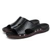 Men Summer Slippers Breathable Luxury Sandals Shoes Beach Classics Leather Mens Slippers Outdoor Flip Flop Indoor Slides Man