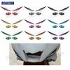 For YZF R6 2017-2023 Motorcycle Track Version Edition Headlight Decoration Sticker Motorbike Headlight Protective Film Stickers