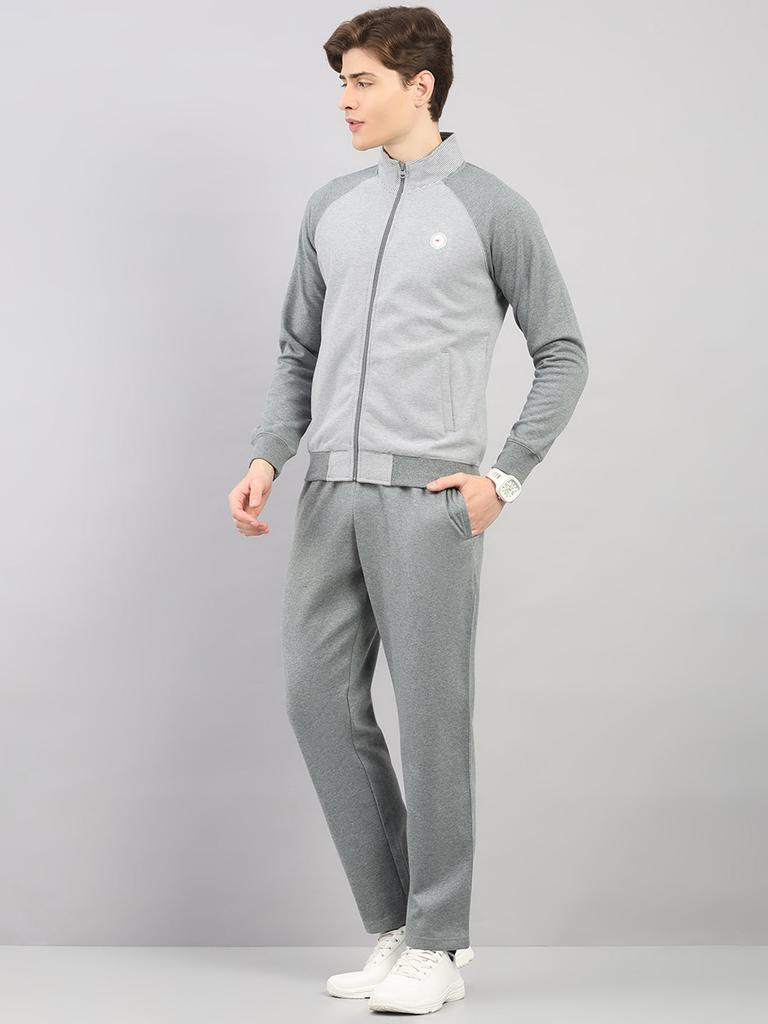 Monte Carlo Mens Regular Fit Striped Tracksuit