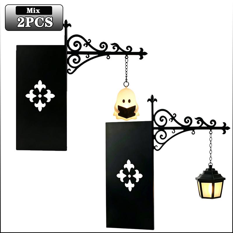 Xiaomi Halloween Library Lantern Mini Bookshelf Lamp Vintage Hanging Shelf Light Decorative Lantern Halloween Gift for Book Lovers